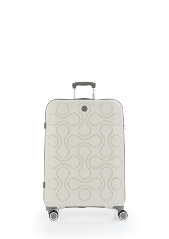 Mçs Polipropilen Valiz 75 CM OLM376 Kemik-Gri