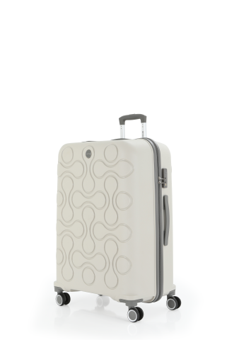 Mçs Polipropilen Valiz 75 CM OLM376 Kemik-Gri