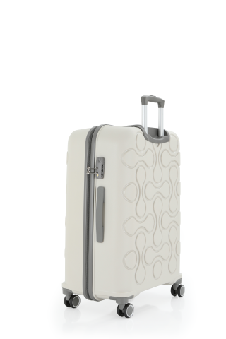 Mçs Polipropilen Valiz 75 CM OLM376 Kemik-Gri