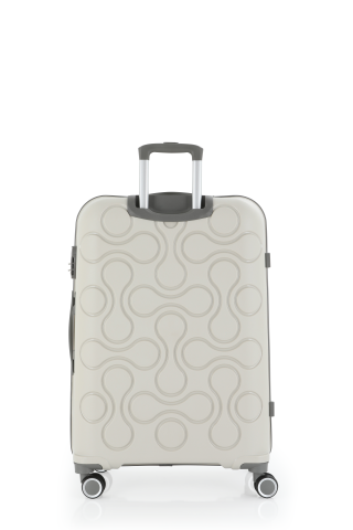 Mçs Polipropilen Valiz 75 CM OLM376 Kemik-Gri