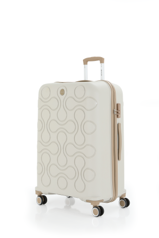 Mçs Polipropilen Valiz 75 CM OLM376 Kemik-Şampanya