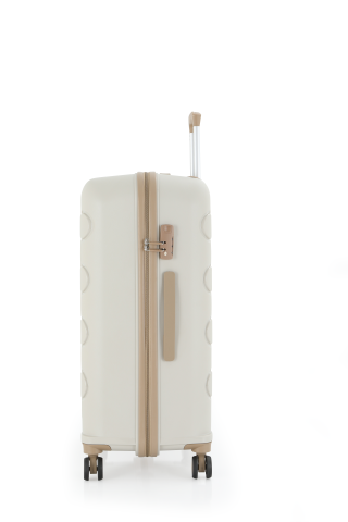 Mçs Polipropilen Valiz 75 CM OLM376 Kemik-Şampanya