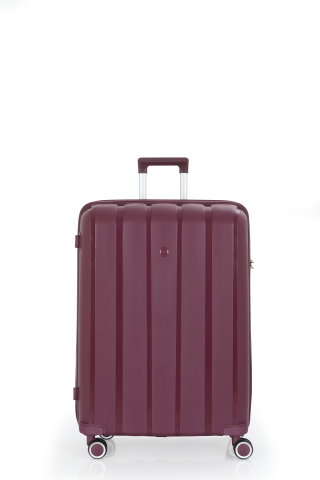 Mçs Polipropilen 2'li Valiz Seti Büyük & Makyaj OLM305 Mürdüm