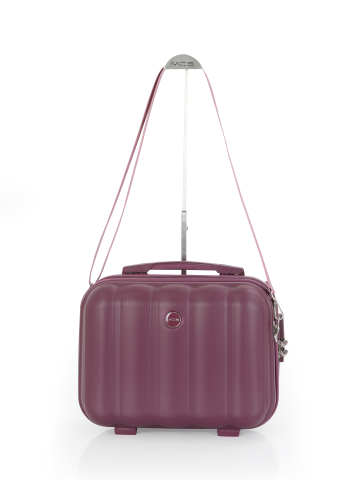 Mçs Polipropilen 2'li Valiz Seti Büyük & Makyaj OLM305 Mürdüm