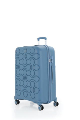 Mçs Polipropilen Valiz 75 CM OLM376 Sky Blue