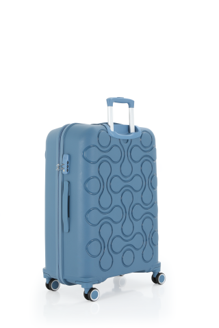 Mçs Polipropilen Valiz 75 CM OLM376 Sky Blue