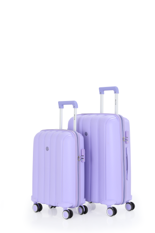 Mçs Polipropilen Valiz Seti Orta & Kabin OLM305 Lila