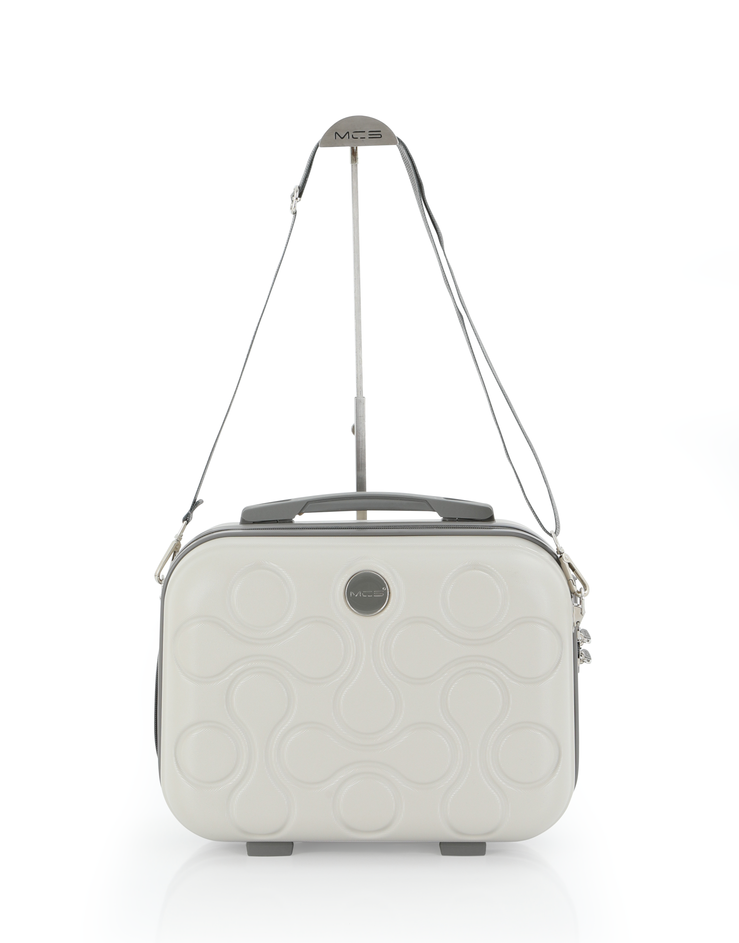 Mçs Abs Makyaj Çantası OLM376 Kemik-Gri