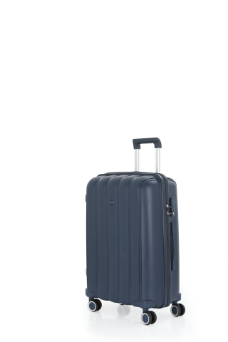 Mçs Polipropilen Valiz Seti Orta & Kabin OLM305 Lacivert