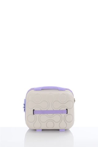Mçs Abs Makyaj Çantası OLM376 Kemik-Lila