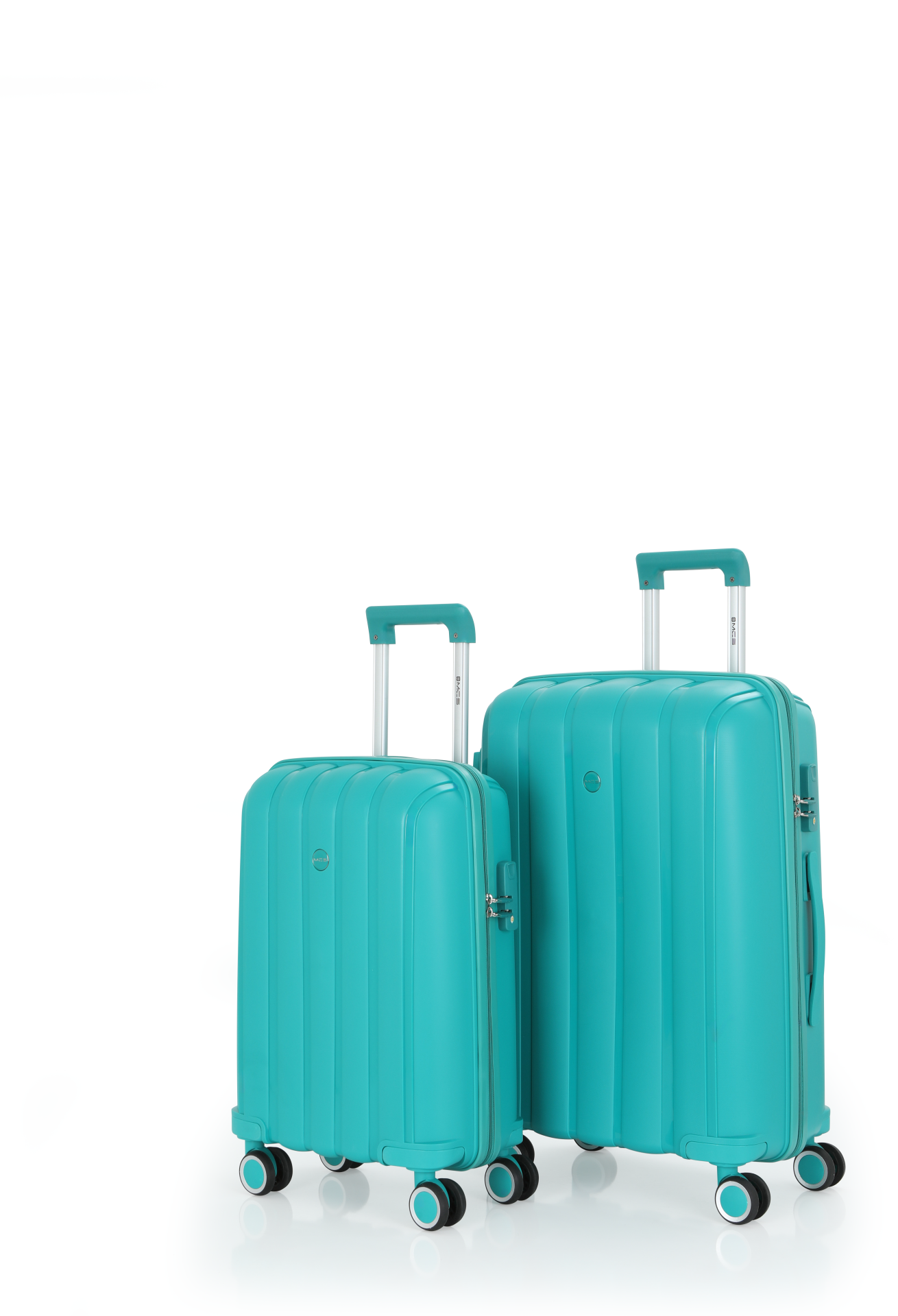 Mçs Polipropilen Valiz Seti Orta & Kabin OLM305 Cam Göbeği