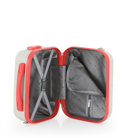 Mçs Abs Makyaj Çantası OLM376 Kemik-Mercan