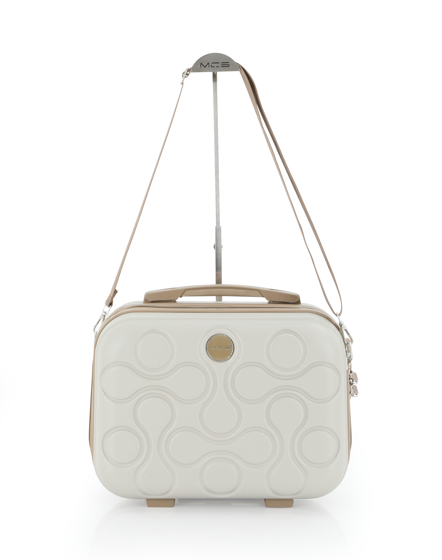 Mçs Abs Makyaj Çantası OLM376 Kemik-Şampanya