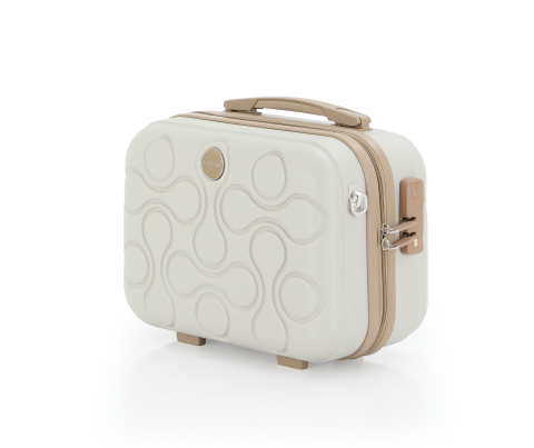 Mçs Abs Makyaj Çantası OLM376 Kemik-Şampanya