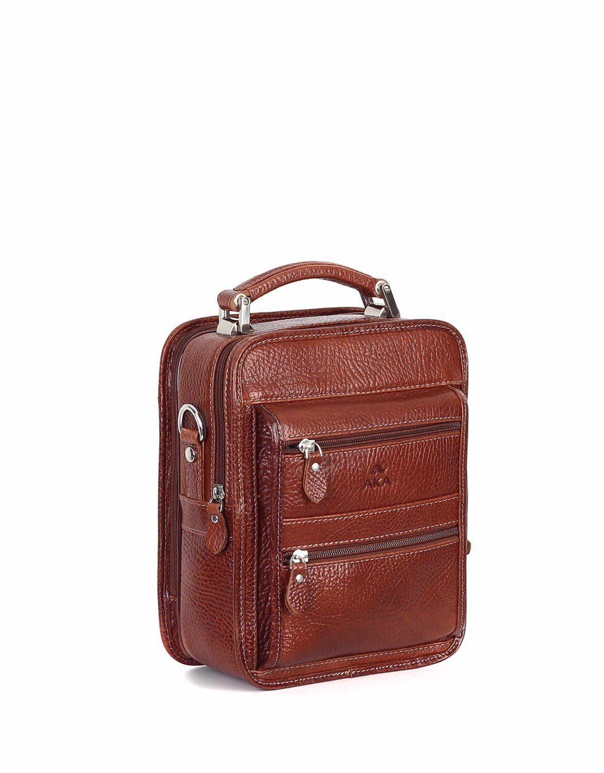 Deri Portföy Çantası OLM307 Taba