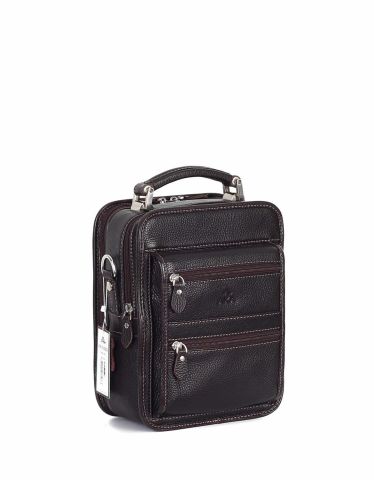 Deri Portföy Çantası OLM307 Kahverengi