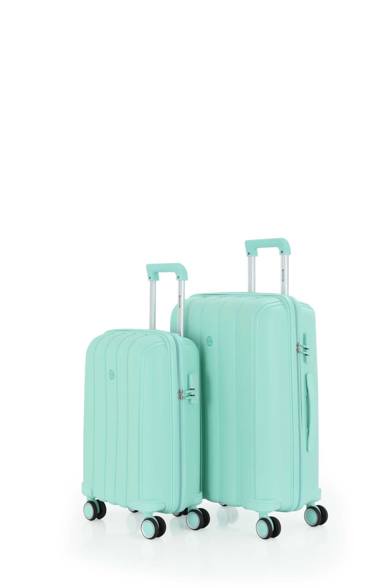 Mçs Polipropilen Valiz Seti Orta & Kabin OLM305 Mint Yeşili