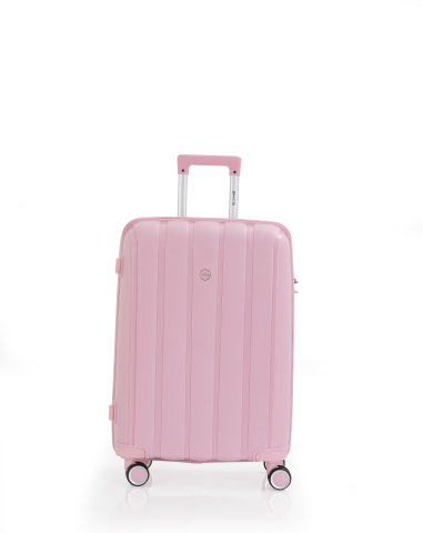 Mçs Polipropilen Valiz Seti Orta & Kabin OLM305 Pudra