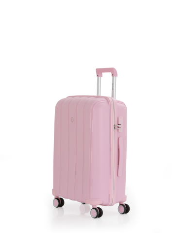 Mçs Polipropilen Valiz Seti Orta & Kabin OLM305 Pudra