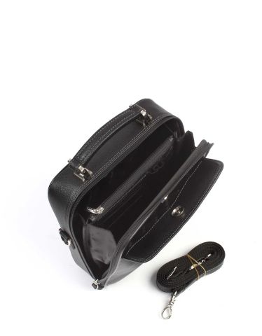 Deri Portföy Çantası OLM375 Siyah - Flotter Deri