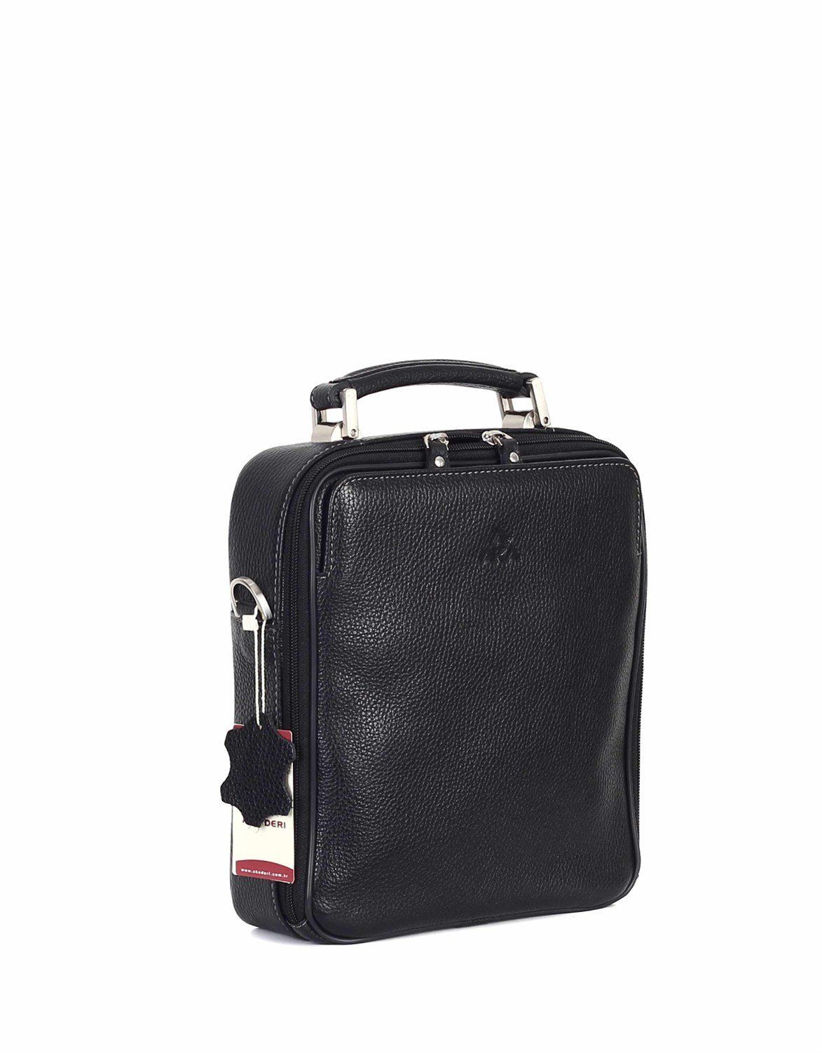 Deri Portföy Çantası OLM375 Siyah - Flotter Deri