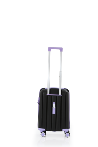Mçs Polipropilen Valiz Seti Orta & Kabin OLM305 Siyah-Lila