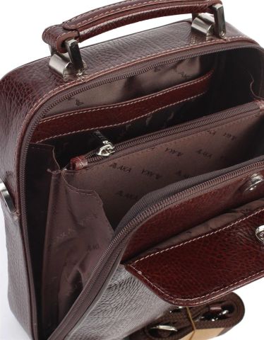 Deri Portföy Çantası OLM375 Kahverengi - Flotter Deri