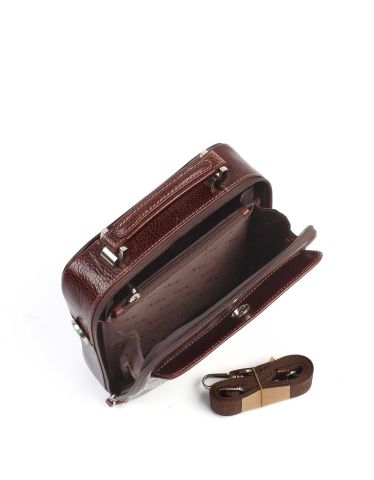 Deri Portföy Çantası OLM375 Kahverengi - Flotter Deri