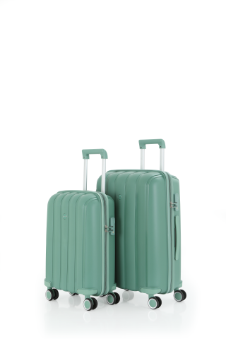 Mçs Polipropilen Valiz Seti Orta & Kabin OLM305 Su Yeşili