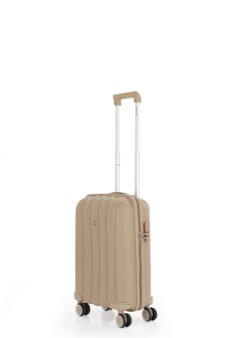 Mçs Polipropilen Valiz Seti Orta & Kabin OLM305 Şampanya