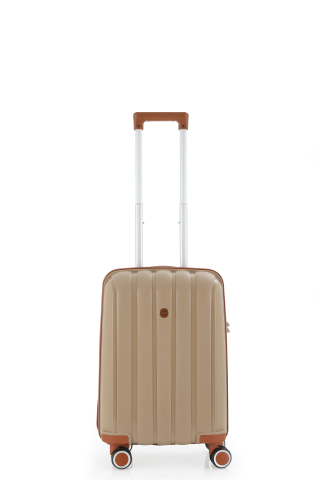 Mçs Polipropilen Valiz Seti Orta & Kabin OLM305 Şampanya-Kahve