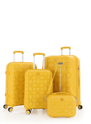 Mçs Polipropilen 4'lü Valiz Seti OLM376 Sarı
