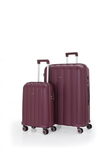 Mçs Polipropilen Valiz Seti Büyük & Kabin OLM305 Mürdüm