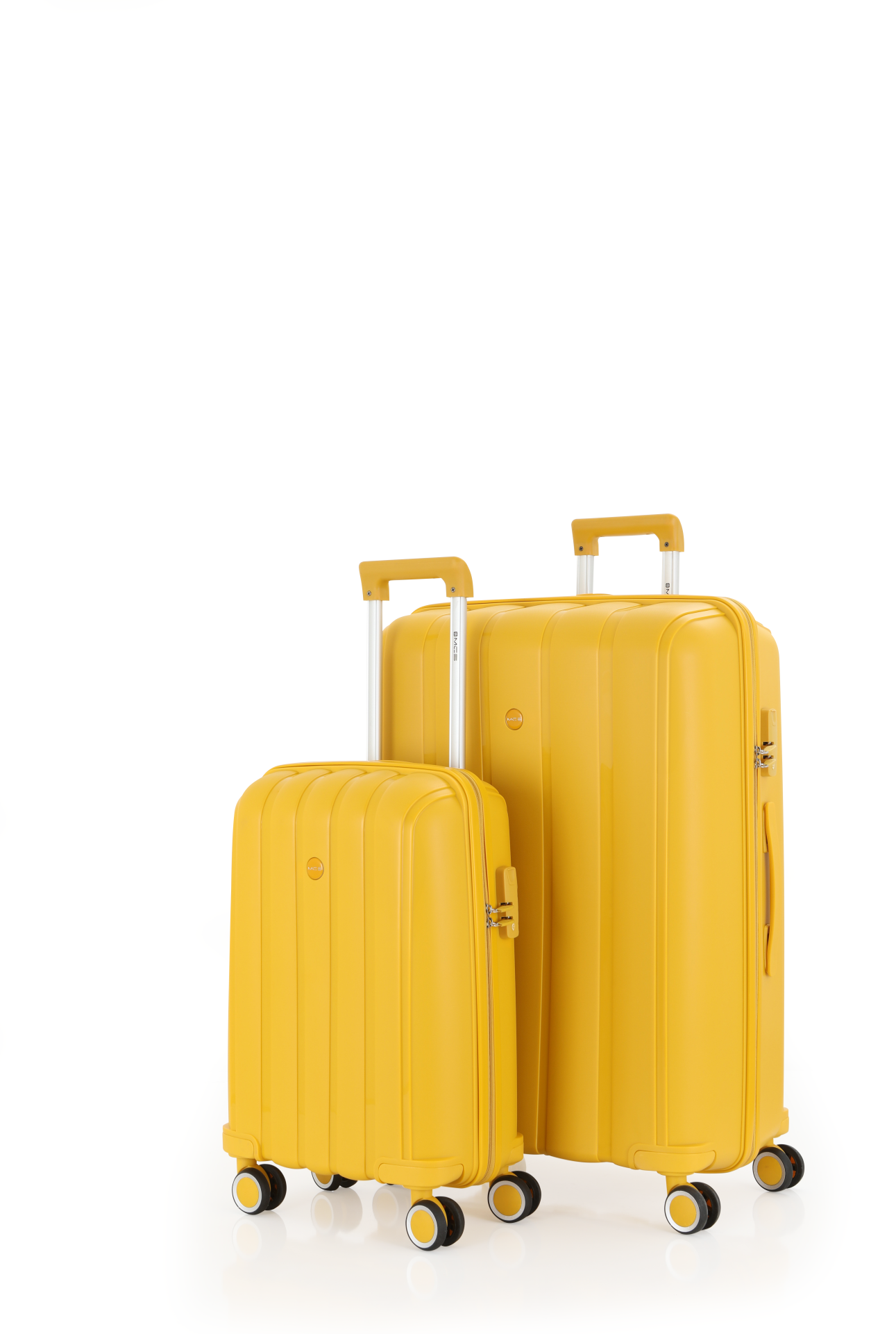 Mçs Polipropilen Valiz Seti Büyük & Kabin OLM305 Sarı