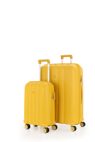Mçs Polipropilen Valiz Seti Büyük & Kabin OLM305 Sarı