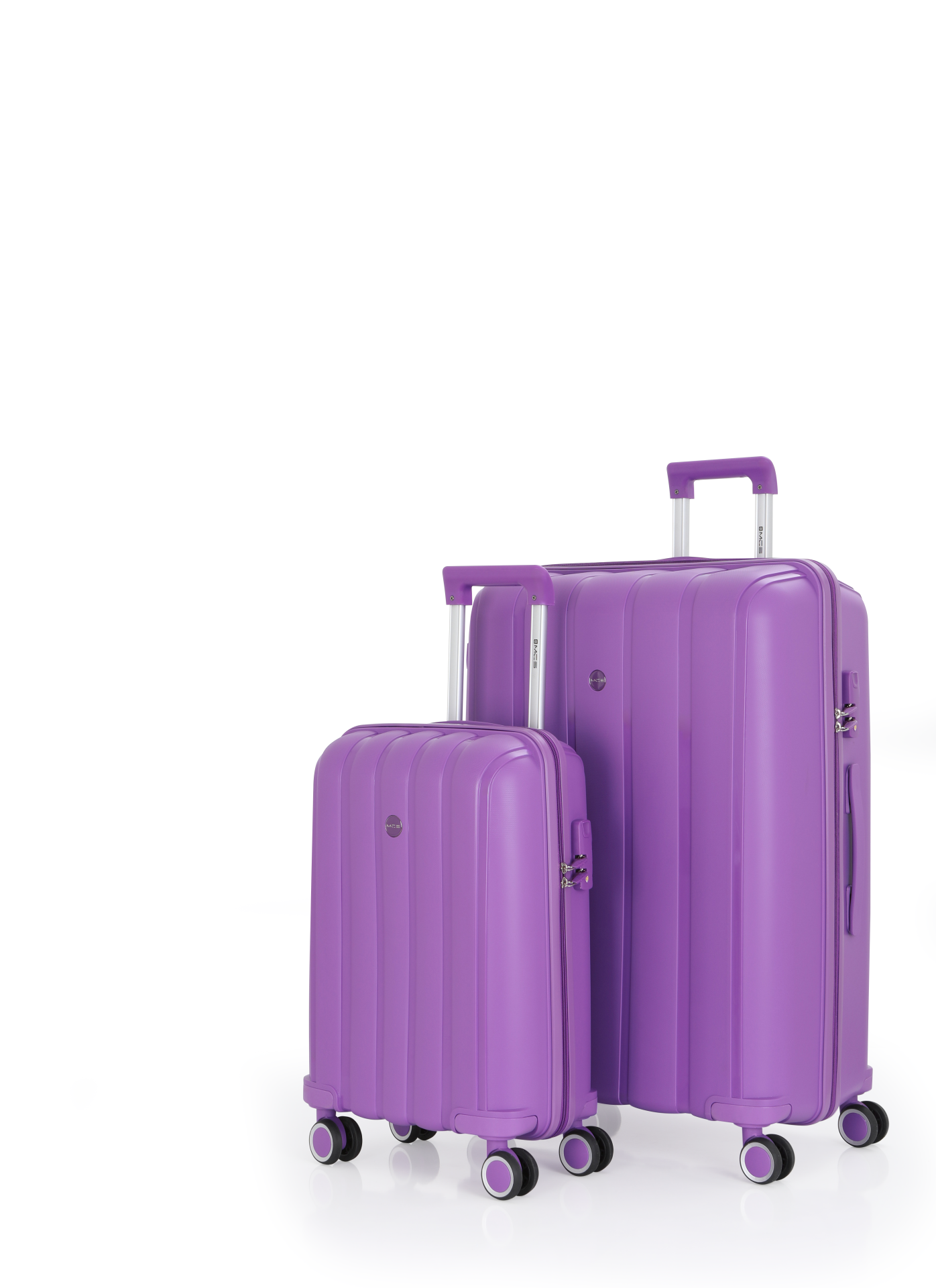 Mçs Polipropilen Valiz Seti Büyük & Kabin OLM305 Mor