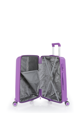 Mçs Polipropilen Valiz Seti Büyük & Kabin OLM305 Mor