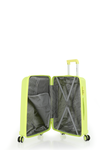 Mçs Polipropilen Valiz Seti Büyük & Kabin OLM305 Açık Sarı