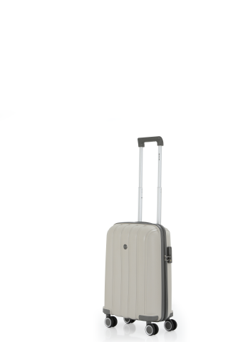 Mçs Polipropilen Valiz Seti Büyük & Kabin OLM305 Kemik-Gri