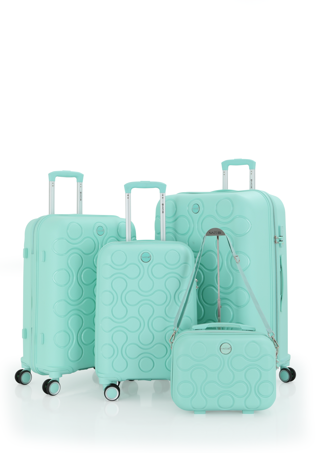 Mçs Polipropilen 4'lü Valiz Seti OLM376 Mint Yeşili
