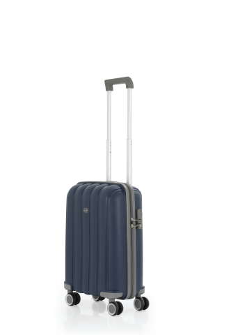 Mçs Polipropilen Valiz Seti Büyük & Kabin OLM305 Lacivert-Gri