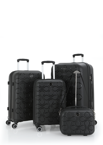 Mçs Polipropilen 4'lü Valiz Seti OLM376 Siyah