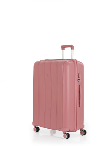 Mçs Polipropilen Valiz Seti Büyük & Kabin OLM305 Koyu Pudra