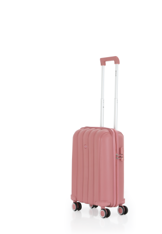 Mçs Polipropilen Valiz Seti Büyük & Kabin OLM305 Koyu Pudra