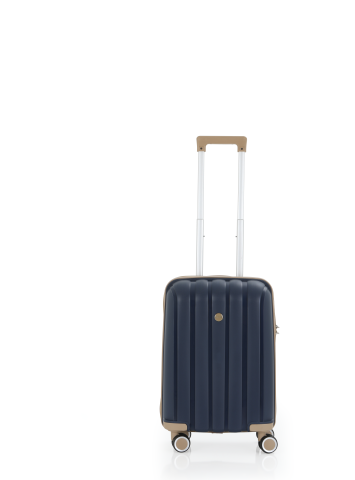 Mçs Polipropilen Valiz Seti Büyük & Kabin OLM305 Lacivert-Şampanya