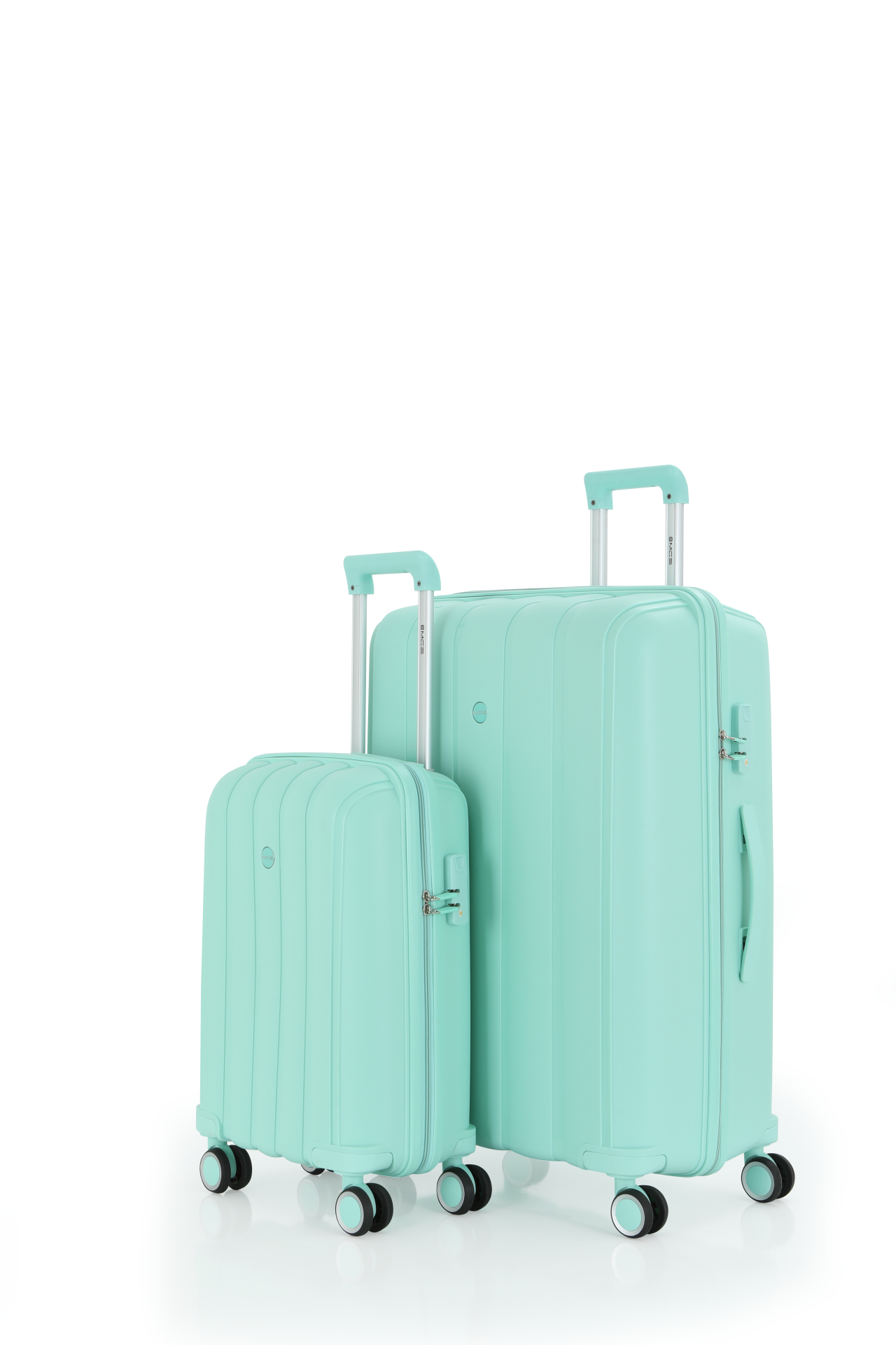 Mçs Polipropilen Valiz Seti Büyük & Kabin OLM305 Mint Yeşili