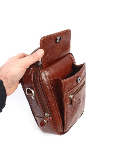 El ve Omuz Çantası OLM305 Taba - Parlak