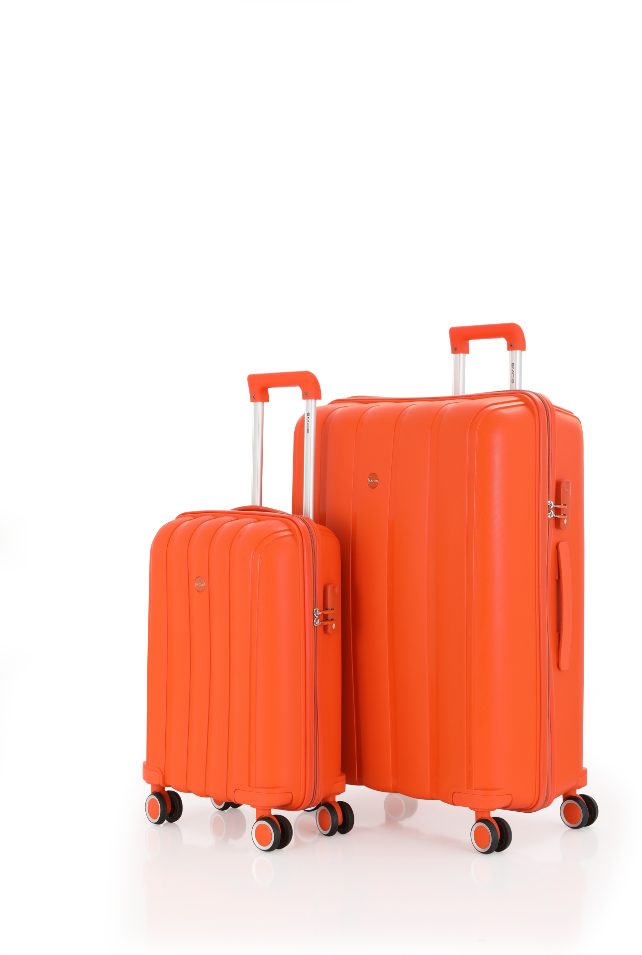 Mçs Polipropilen Valiz Seti Büyük & Kabin OLM305 Portakal