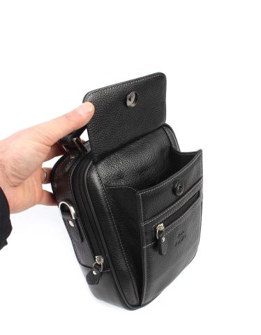 El ve Omuz Çantası OLM305 Siyah - Flotter Deri