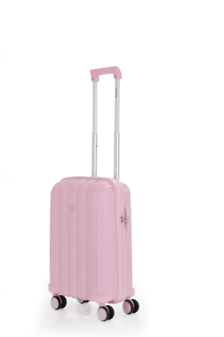 Mçs Polipropilen Valiz Seti Büyük & Kabin OLM305 Pudra